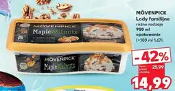 Kaufland MÖVENPICK Lody familijne różne rodzaje 900 ml opakowanie oferta
