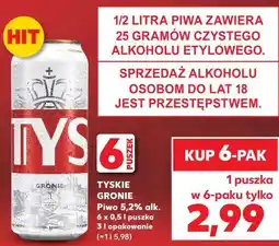 Kaufland Piwo TYSKIE GRONIE oferta