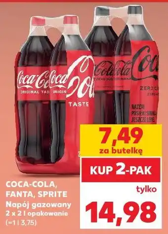 Kaufland Napój gazowany COCA-COLA, FANTA, SPRITE oferta