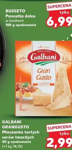 Kaufland GALBANI GRANGUSTO Mieszanka tartych serów twardych oferta