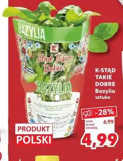 Kaufland K-STĄD TAKIE DOBRE Bazylia oferta