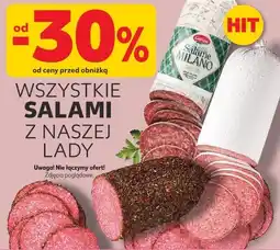 Kaufland WSZYSTKIE SALAMI Z NASZEJ LADY oferta