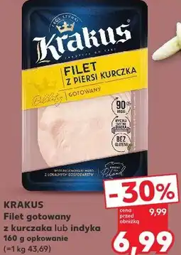 Kaufland Filet gotowany z kurczaka lub indyka oferta