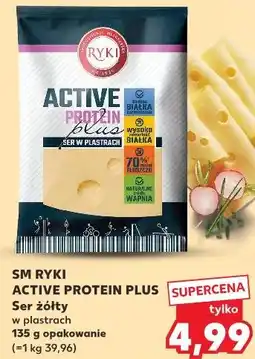 Kaufland SM RYKI ACTIVE PROTEIN PLUS Ser żółty w plastrach oferta