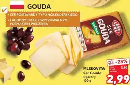 Kaufland Mlekovita Ser Gouda wędzony oferta