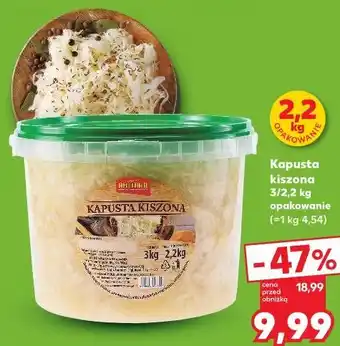 Kaufland Kapusta kiszona oferta