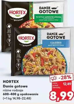 Kaufland HORTEX Danie gotowe różne rodzaje oferta