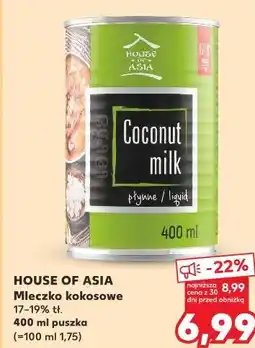 Kaufland Mleczko kokosowe HOUSE OF ASIA oferta