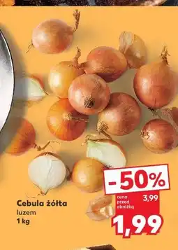 Kaufland Cebula żółta luzem oferta