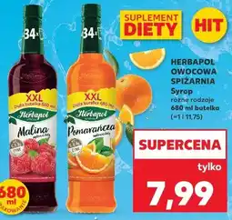 Kaufland Herbapol Owocowa Spiżarnia Syrop różne rodzaje oferta