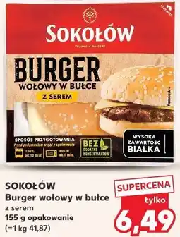 Kaufland SOKOŁÓW Burger wołowy w bułce z serem oferta