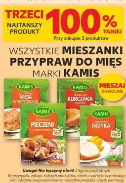 Kaufland WSZYSTKIE MIESZANKI PRZYPRAW DO MIĘS MARKI KAMIS oferta