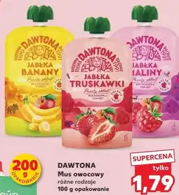 Kaufland DAWTONA Mus owocowy różne rodzaje 100 g opakowanie oferta