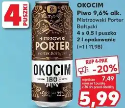 Kaufland OKOCIM Mistrzowski Porter Bałtycki oferta