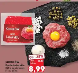 Kaufland Danie tatarskie 250 g opakowanie SOKOŁÓW oferta