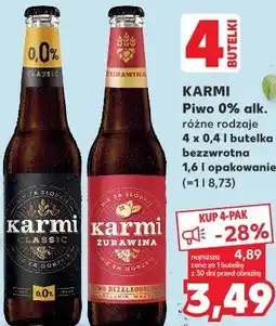 Kaufland KARMI Piwo 0% alk oferta
