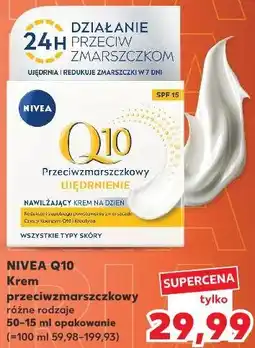 Kaufland NIVEA Q10 Krem przeciwzmarszczkowy różne rodzaje 50-15 ml opakowanie oferta