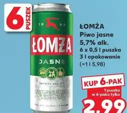 Kaufland ŁOMŻA Piwo jasne oferta
