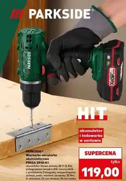 Kaufland PARKSIDE Wiertarko-wkrętarka akumulatorowa PBSSA 20-Li A1 oferta