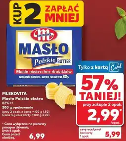 Kaufland Masło Polskie ekstra 82% tł oferta