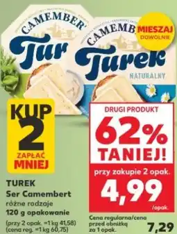 Kaufland TUREK Ser Camembert różne rodzaje oferta