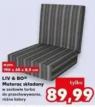 Kaufland Materac składany w zestawie torba do przechowywania oferta