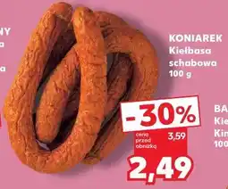 Kaufland KONIAREK Kiełbasa schabowa oferta