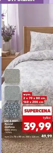 Kaufland Pościel renforce różne wzory i kolory oferta