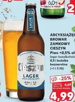 Kaufland ARCYKSIĄŻĘCY BROWAR ZAMKOWY CIESZYN Piwo oferta