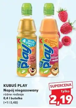 Kaufland Kubuś Play Napój niegazowany różne rodzaje oferta
