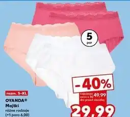Kaufland OYANDA Majtki różne rodzaje oferta