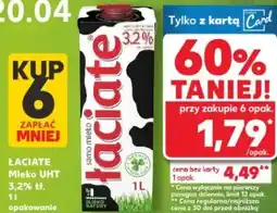 Kaufland ŁACIATE Mleko UHT 3,2% tł oferta