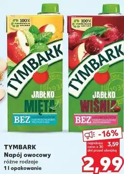 Kaufland Tymbark Napój owocowy różne rodzaje oferta