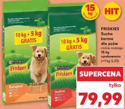 Kaufland FRISKIES Sucha karma dla psów różne rodzaje 15 kg opakowanie oferta