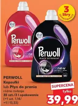 Kaufland PERWOLL Kapsułki lub Płyn do prania różne rodzaje oferta