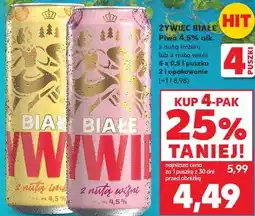 Kaufland ŻYWIEC BIAŁE Piwo oferta