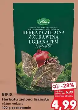 Kaufland BIFIX Herbata zielona liściasta oferta