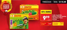 Biedronka Lody na patyku Kaktus Classic 9x45ml lub Kaktus Patec 6x75ml oferta