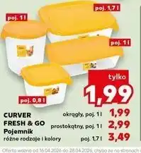 Kaufland Pojemnik okrągły prostokątny oferta