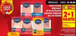 Biedronka Wszystkie wędliny w plastrach Kraina Wędlin na co dzień oferta
