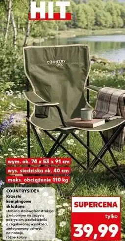 Kaufland Krzesło kempingowe składane oferta