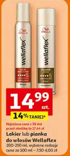 Auchan Lakier lub pianka do włosów Wellaflex oferta