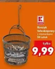 Kaufland Koszyk teleskopowy z klamerkami 50 sztuk oferta