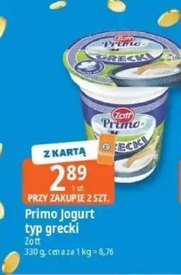 E.Leclerc Jogurt grecki Zott Primo oferta
