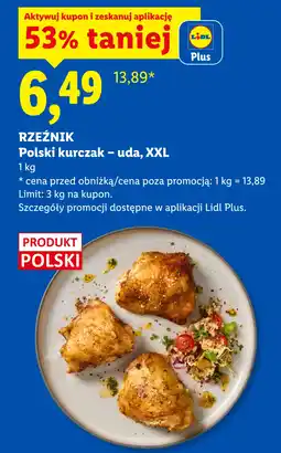Lidl Polski kurczak – uda, XXL oferta