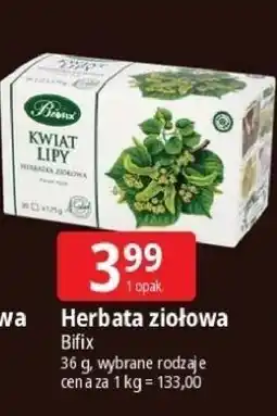 E.Leclerc Herbatka ziołowa kwiat lipy Bifix oferta