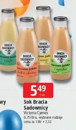 E.Leclerc Sok tłoczone jabłko z agrestem Bracia Sadownicy oferta
