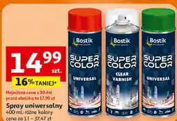 Auchan Spray uniwersalny 400 ml, różne kolory oferta