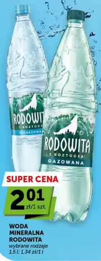 Groszek Woda mineralna rodowita oferta