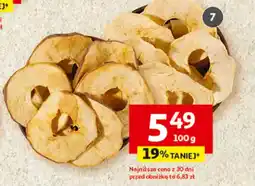 Auchan Chipsy lub frytki z jabłek Pola oferta